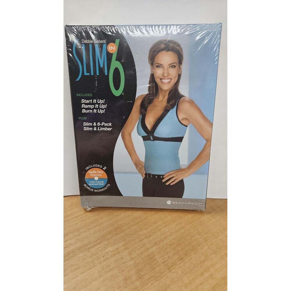 Debbie Siebers Slim In 6 DVD Beachbody Workout Fitness Program English Spanish